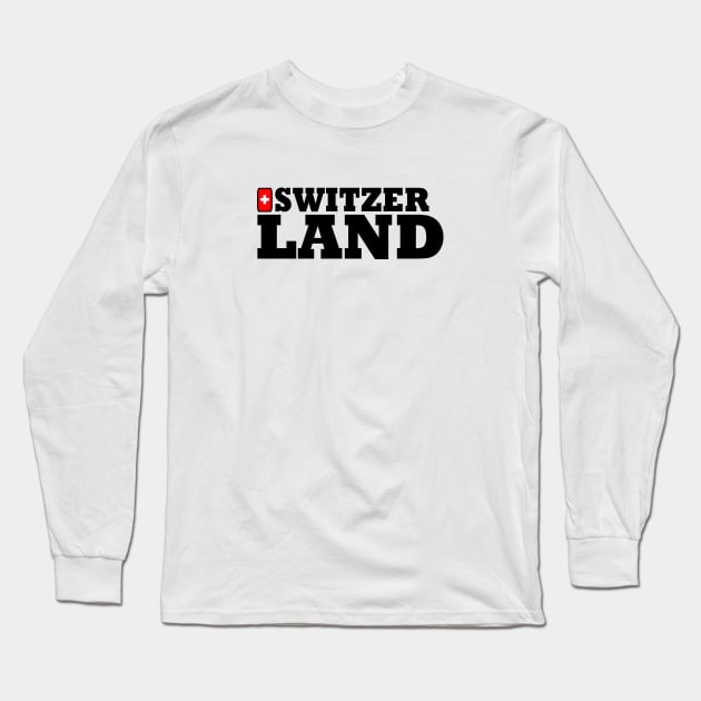 SWITZERLAND Long Sleeve T-Shirt by Milaino